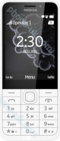 Nokia 230 Dual-SIM white/silver