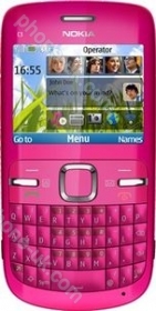 Nokia C3-00 hot pink