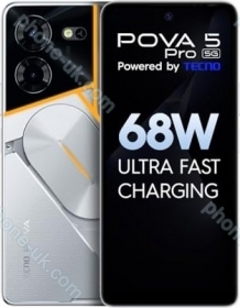 Tecno Mobile Pova 5 Pro 5G 256GB Silver Fantasy