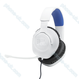 JBL Quantum 100P Console, white/blue