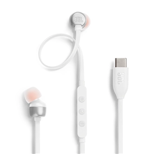 JBL Tune 310C USB-C, in-ear, white