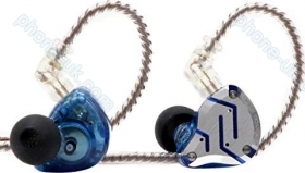 KZ ZS10 Pro without microphone glare blue