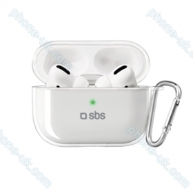 SBS, Apple AirPods Pro, silicone, clear  - Case