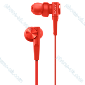Sony MDR-XB55AP Extra Bass, red