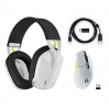 Logitech Wireless Gaming Combo G435 + G305, white and mouse bundle